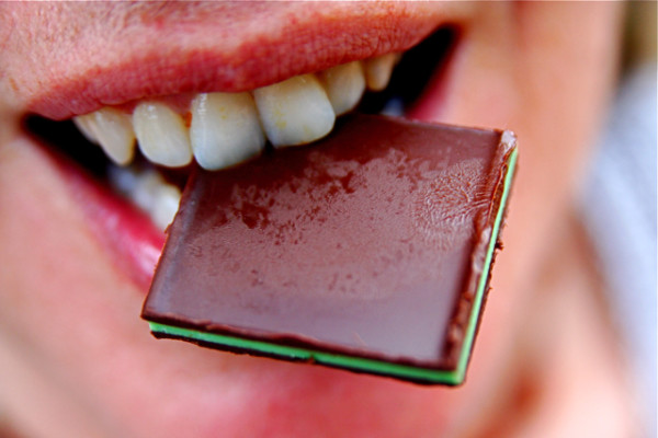 bites of chocolates